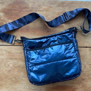 Haute Shore Puffer Blue Crossbody Bag